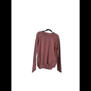 Danskin Women’s Size M Crossover Sweatshirt Long Sleeve Dusty Rose Pink